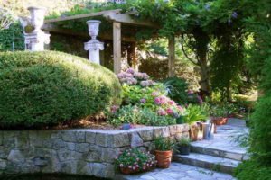 Jardin florentin pergola